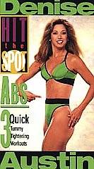 Denise Austin   Hit the Spot Abs VHS, 1995