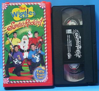   Kids Songs Video Santas Rockin Children VHS Tape Clam Case Christmas