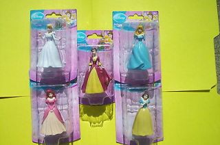 Disney Princess~Cinderella~Aurora~SnowWhite~Belle~Ariel Cake Topper 