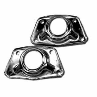 Chrome Spring Plate Torsion Cap Covers With Holes VW Bug VW Dune Buggy 