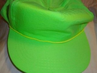 VTG fresh prince GREEN neon SNAPBACK 80s 90s hat caps unworn 