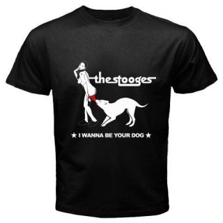 New Iggy and the Stooges Punk Rock Band Mens Black T Shirt Size S 2XL
