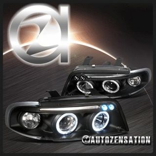 96 01 AUDI A4/S4 B5 ECODE PROJECTOR HEADLIGHTS W/ S5 STYLE LED DRL 