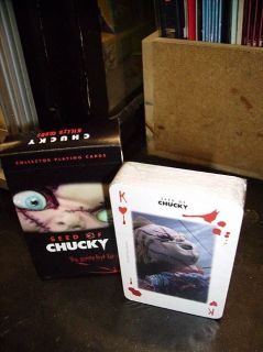 Chucky Doll playing cards new & sealed in box from the Seed Of Chucky 