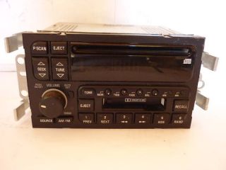 00 01 Buick LeSabre Radio Cd Cassette Player RIGHT