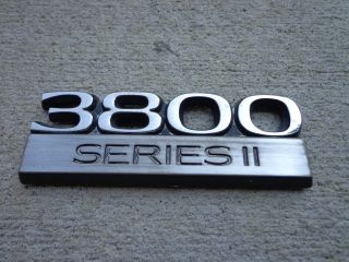 OEM Factory Genuine Stock Buick Regal 3800 Series II emblem badge 