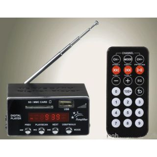 FM Radio USB SD/MMC card  amplifier subwoofer decoder Digital 