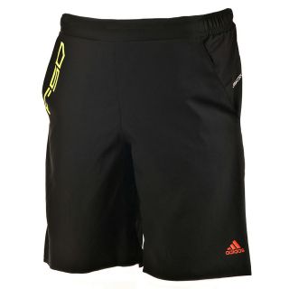 Adidas ClimaCool Mens Black F50 Shorts   Football Training 3 Stripe 