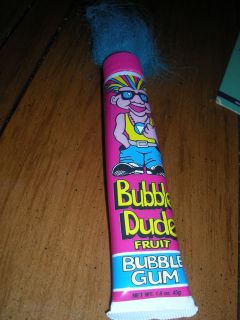 NEON BEACH FRUIT BUBBLE GUM IN TUBE DISCONTINUED VINTAGE