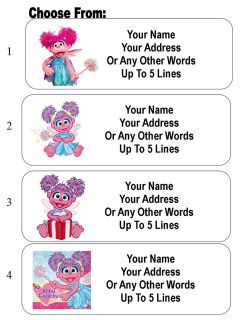 30 Abby Cadabby Personalized Address Labels