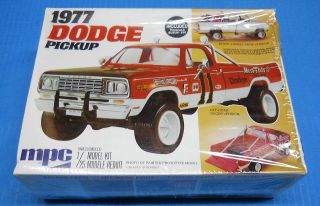 Rare MPC 1977 Dodge Pickup/Suzuki Dirt Bike #1 7705 FS Box Model Car 