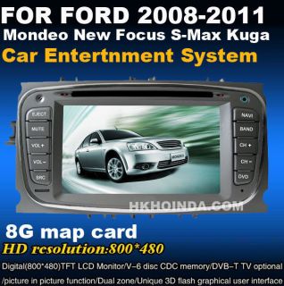   GPS Navi Radio RDS 6V CDC For Ford Mondeo New Focus S Max C Max Kuga