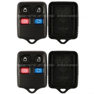 PAIR NEW FORD 4 BUTTON KEYLESS ENTRY KEY REMOTE FOB CLICKER 