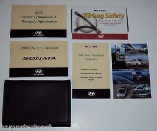 hyundai sonata owners manual 2006