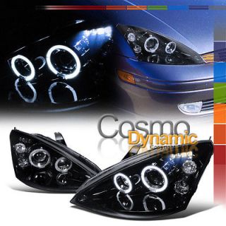   FORD FOCUS LED LAMPS+DUAL HALO PROJECTOR HEADLIGHTS (Fits SVT Focus