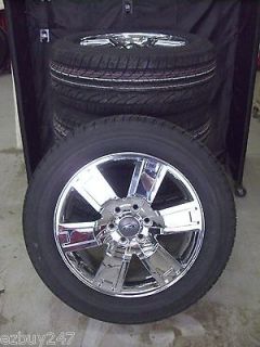 20 FORD EXPEDITION F150 FACTORY STYLE CHROME WHEELS GOODYEAR TIRES 