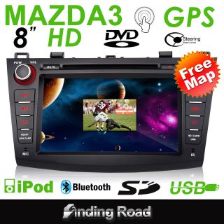   HD GPS Navigation Car DVD iPod Stereo Radio Player 4 Mazda3 2010 2011