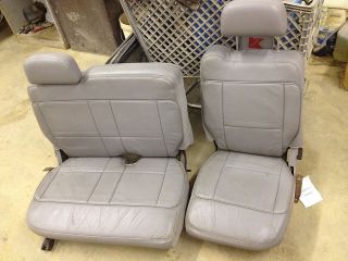  Mercury Mountaineer Rear Seat Assembly Grey Leather (Fits Mercury 
