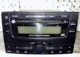 01 MAZDA MPV AM/FM RADIO 6 DISK CD CHANGER STEREO AUDIO PLAYER P/N 