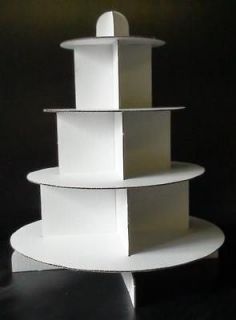 Newly listed 4 TIER CUP CAKE DISPOSABLE CARD WEDDING BIRTHDAY STAND