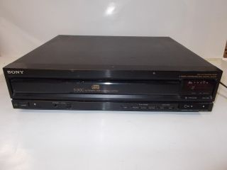 Used Sony CDP C500 5 Disc CD Changer Player Tested Working