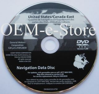   2007 2008 2009 Saab 9 5 95 Bravada Navigation DVD EAST Map U.S Canada