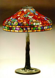Tiffany Poppy Lamp Museum Quality Reproduction Handel Pairpoint 