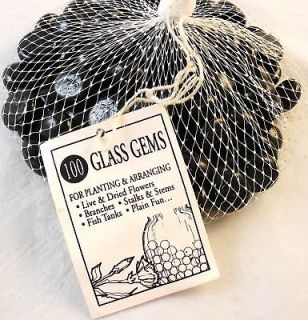 Pilgrim Glass WV Decorative Marble Gems Black Glass #2