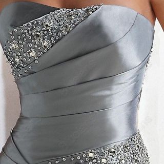 Noble Prom Formal Gown Ball Bridesmaid Party Evening Wedding Slim 