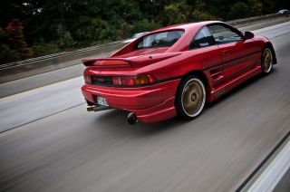 Toyota MR2 on VOLK Wheels HD Poster Print multiple sizes available