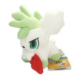 Shaymin Grass type Pokemon B&W Plush soft animal Doll stuffed white 