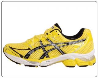 Asics Gel Cumulus 12 Neon Yellow Mesh Black 2011 Mens Running Shoes 