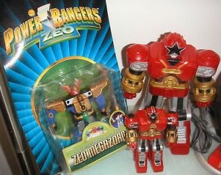 Power Rangers Zeo Megazord Red Battlezord Puncher Ohranger Robo Super 