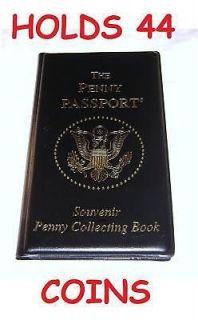 PENNY PASSPORT PRESSED ELONGATED COIN ALBUM BOOK NEW