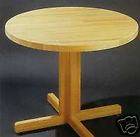 Vintage Signed BALLY PA Butcher Block Table Red Oak NR