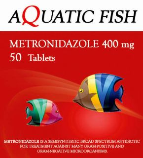 METRONIDAZOLE 400mg 50 Counts AQUATIC FISH ANTIBIOTIC
