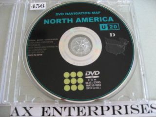 2004 2005 Toyota Prius Navigation DVD Disc CD Ver. U20