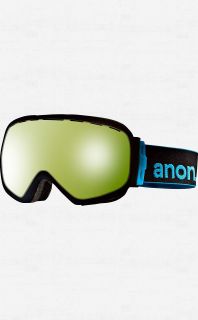 ANON INSURGENT Goggles Black with Blue Lagoon Lens MENS Ski Snowboard 