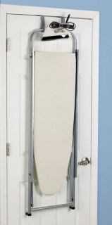   Essentials 144211 Over the Door Ironing Board with Iron Storage