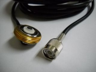 NMO MOUNT 3/4 HOLE WITH 15 RG 58/U CABLE TNC CONNECTOR