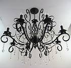 vintage Retro crystal Drop chandelier 8 light lighting lamp Fixtures 