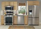   Stainless Steel 4 Piece Appliance Package with Side by Side #10