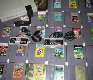Clean Nintendo NES System New 72 pin 3 Games 1 yr Warranty 
