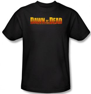 NEW Men Women Ladies Dawn Of The Dead Zombie Movie Logo Title Poster T 