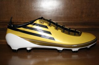 New Mens ADIDAS F50 TRX FG Soccer Cleats Yellow/Black/Gold/White 