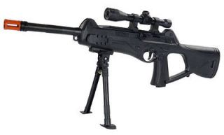   OPS SM6 FPS 200 Airsoft Rifle With Bipod Air Soft Guns Combat 288