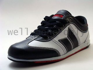 new Macbeth Brighton white black red skate tennis shoes