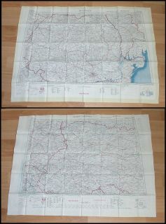 1950s UK Silk Escape Map   Romania/Poland​/Ukraine