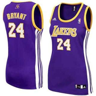 adidas Kobe Bryant Los Angeles Lakers Womens Fashion Jersey Purple