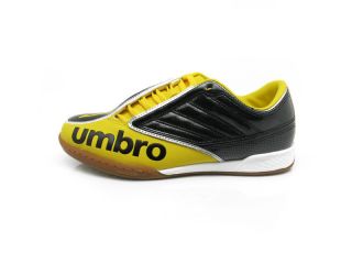 Umbro Swerve 2 A IC Black Yellow Indoor Soccer Sneakers
